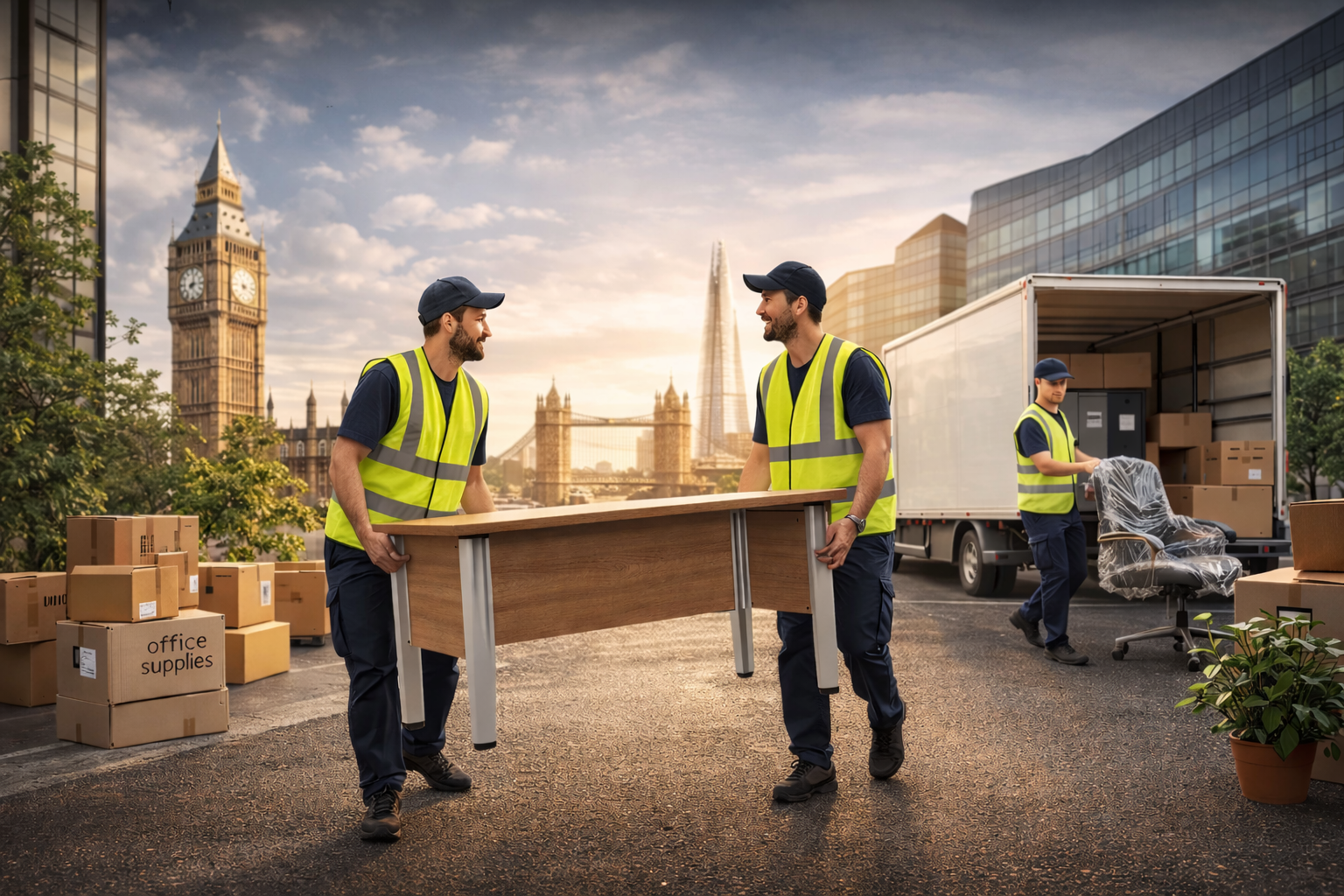 office furniture movers London