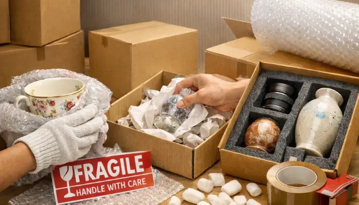 Pack Fragile Items for Moving