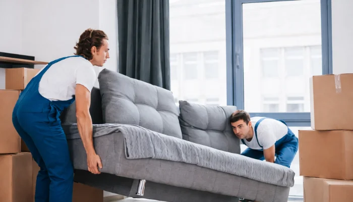 how to move large furniture safely